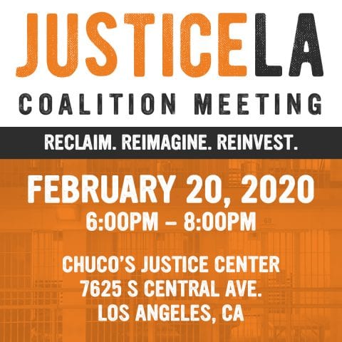 Image for event titled JusticeLA Coalition Meeting