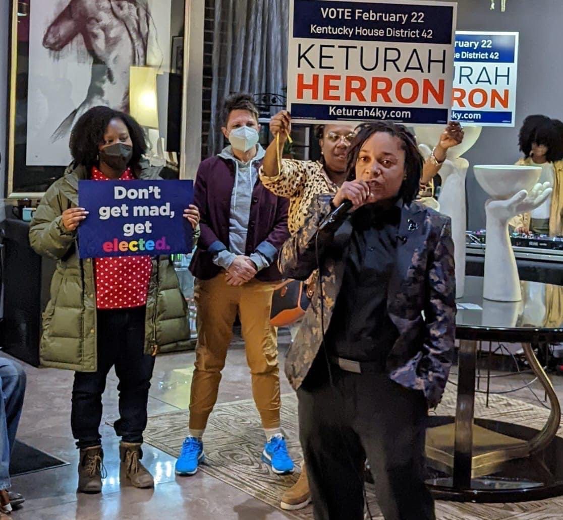 Image for post titled JLUSA leader Keturah Herron calls on Democrats to prioritize the Black community ahead of 2024