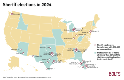 Image for post titled Prosecutor and sheriff elections in 2024 could be as important as President and Congress