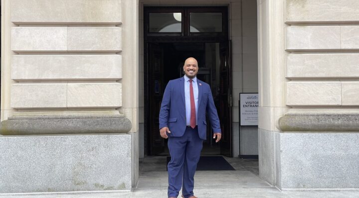 Two formerly incarcerated men walk into a police station ...